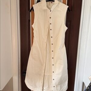 Pilcro White Sleeveless Top